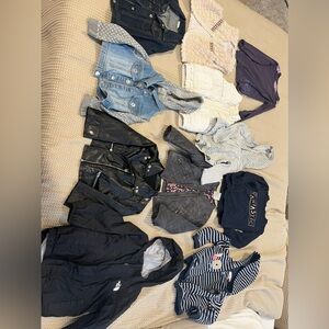 Baby girl winter jacket and sweaters